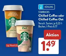 Aldi Süd STARBUCKS Chilled Coffee oder Chilled Coffee Oat Angebot