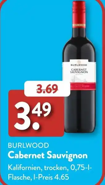 Aldi Süd BURLWOOD Cabernet Sauvignon Angebot