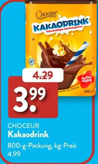 Aldi Süd CHOCEUR Kakaodrink Angebot