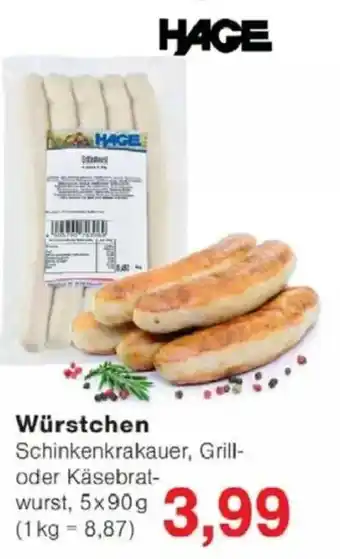 Jawoll HAGE Würstchen Angebot