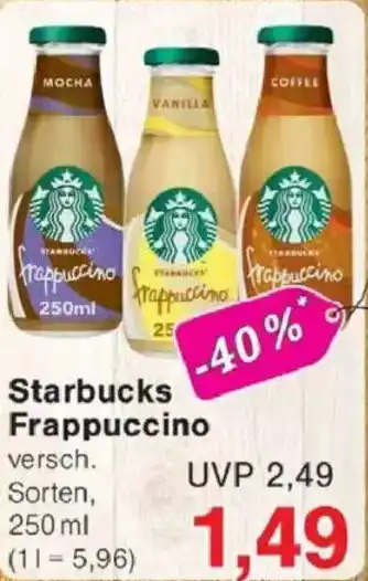 Jawoll Starbucks Frappuccino Angebot