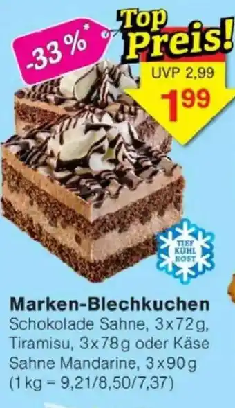 Jawoll Marken-Blechkuchen Angebot