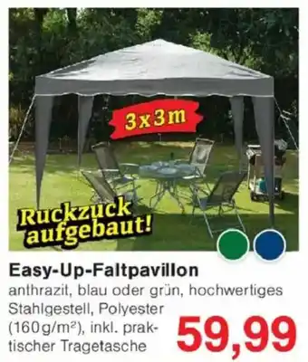 Jawoll Easy-Up-Faltpavillon Angebot