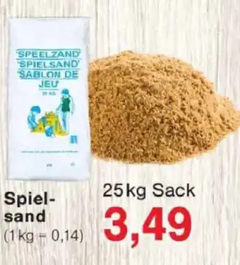 Jawoll Spielsand Angebot