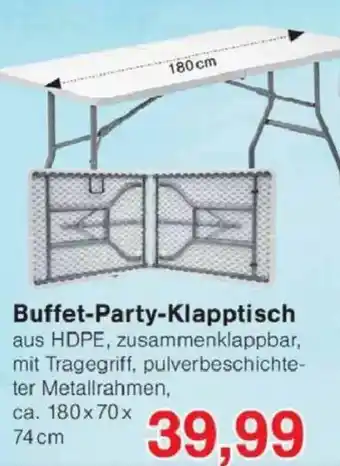 Jawoll Buffet-Party-Klapptisch Angebot