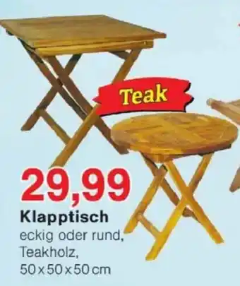 Jawoll Klapptisch Angebot