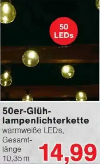 Jawoll 50er-Glühlampenlichterkette Angebot