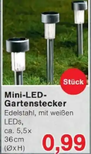 Jawoll Mini-LED Gartenstecker Angebot