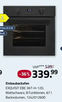 ROLLER Einbaubackofen Angebot