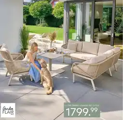 porta Garden FLAIR Low dining lounge-set, 3-tlg. Angebot