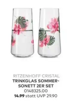 porta Ritzenhoff cristal trinkglas sommer- sonett 2er set Angebot