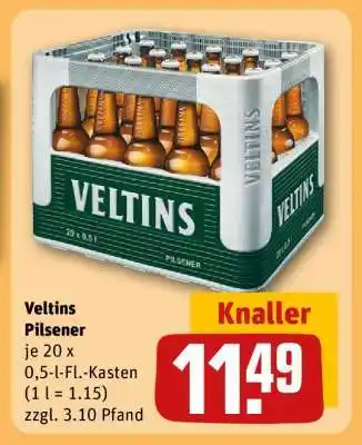 REWE VELTINS Pilsener Angebot