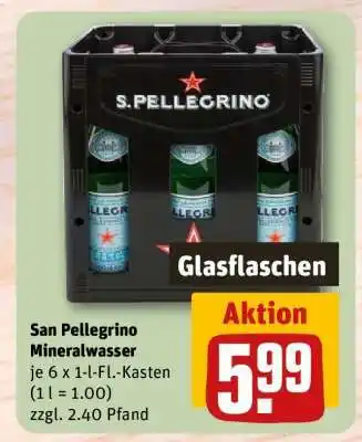 REWE San Pellegrino Mineralwasser Angebot