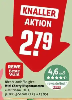 REWE Mini Cherry Rispentomaten Angebot