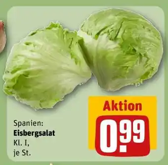 REWE Eisbergsalat Angebot