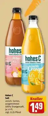 REWE Hohes C Saft Angebot