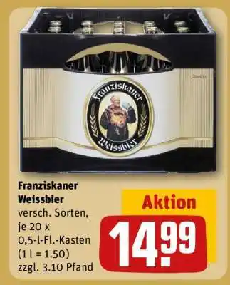 REWE Franziskaner Weissbier Angebot