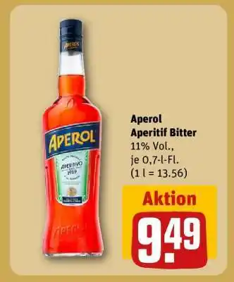 REWE Aperol Aperitif Bitter Angebot