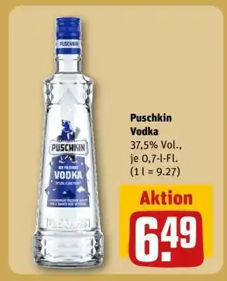 REWE Puschkin Vodka Angebot