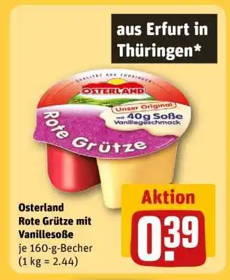 REWE Osterland Rote Grütze mit Vanillesoße Angebot