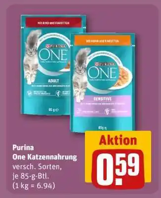 REWE PURINA ONE Katzennahrung Angebot