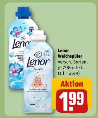 REWE Lenor Weichspüler Angebot