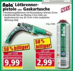 Norma Gaskartusche 600 ml/330 g Angebot