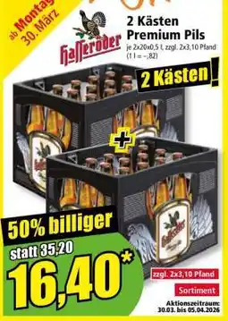 Norma 2 Kästen Premium Pils Angebot