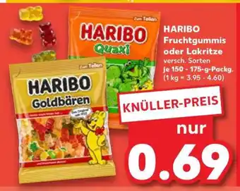 Kaufland HARIBO Fruchtgummis oder Lakritze Angebot
