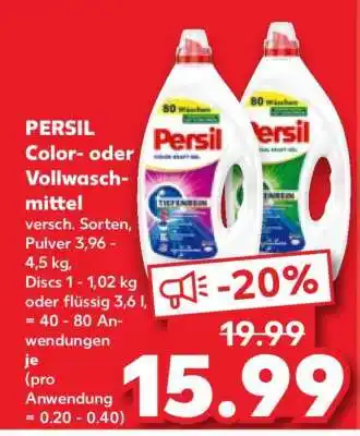 Kaufland PERSIL Color- oder Vollwaschmittel Angebot