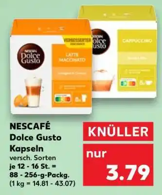 Kaufland Nescafé Dolce Gusto Kapseln Angebot