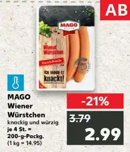 Kaufland MAGO Wiener Würstchen Angebot