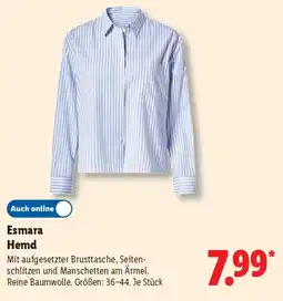 Lidl Esmara Hemd Angebot
