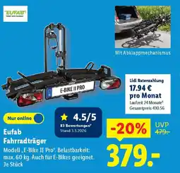 Lidl Eufab Fahrradträger Angebot
