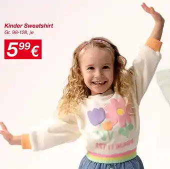KiK Kinder Sweatshirt Angebot