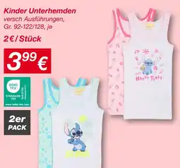 KiK Kinder Unterhemden Angebot
