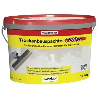 toom Baumarkt Saint-Gobain Weber Trockenbauspachtel Finish Angebot