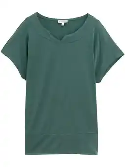 AWG Mode Tom Tailor Damen Material-Mix Shirt Angebot