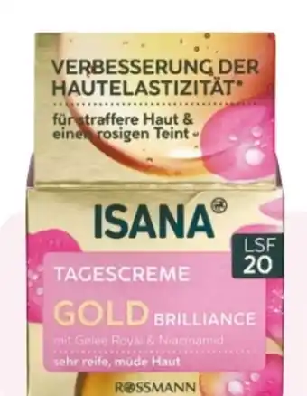 Rossmann Isana Gold Brilliance Tagescreme Angebot