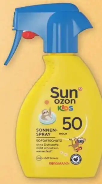 Rossmann Sunozon Kids Sonnenspray LSF 50 Angebot