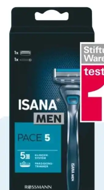 Rossmann Isana men Pace 5 Rasierer Angebot