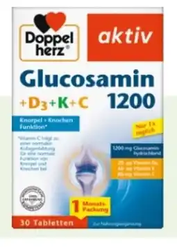 Rossmann Doppelherz Glucosamin 1200 + D3 K C Angebot