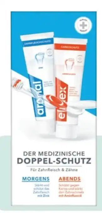 Rossmann Aronal & Elmex Zahncreme Doppel-Schutz Zahnfleisch und Zähne Angebot