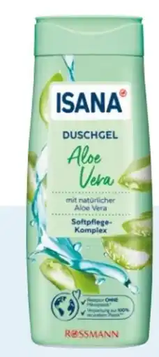 Rossmann Isana Duschgel Aloe Vera Angebot