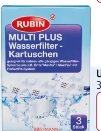 Rossmann Rubin Wasserfilter Kartuschen Multi Plus Angebot