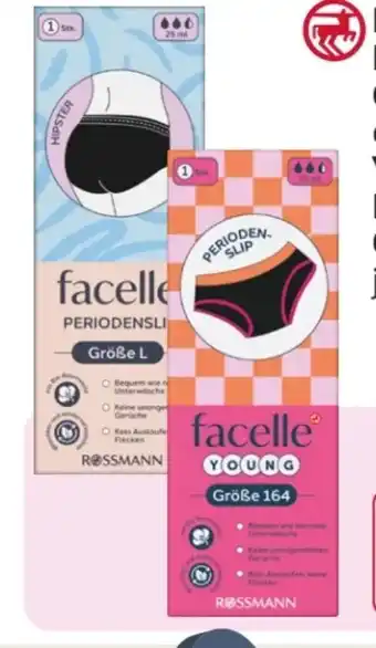 Rossmann Facelle Young Periodenslip Angebot