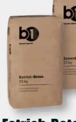 B1 Discount Baumarkt B1 Estrichbeton Angebot