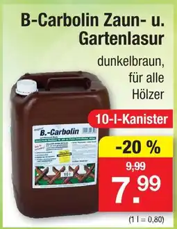 Zimmermann B-carbolin zaun- u. gartenlasur Angebot