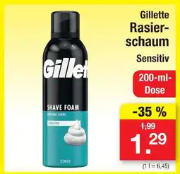 Zimmermann Gillette rasierschaum sensitiv Angebot