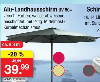 Zimmermann Alu-landhausschirm uv 50+ Angebot